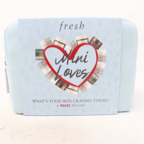 Fresh Mini Loves Face Skin Mask Set (6 Pieces) Brand New With Mini Bag - Picture 2 of 3